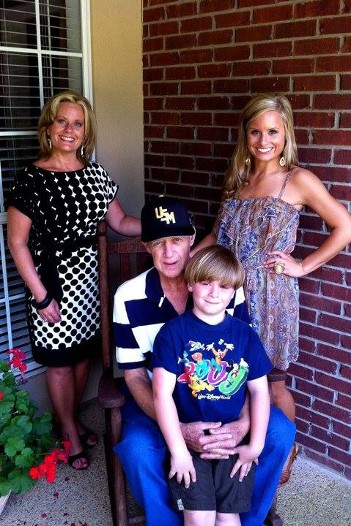 Joelle, Uncle Don, and Joelle's children